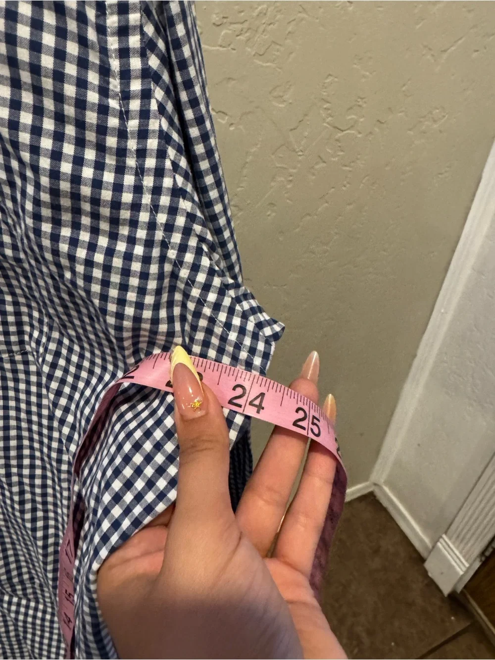 J. Crew lightweight gingham